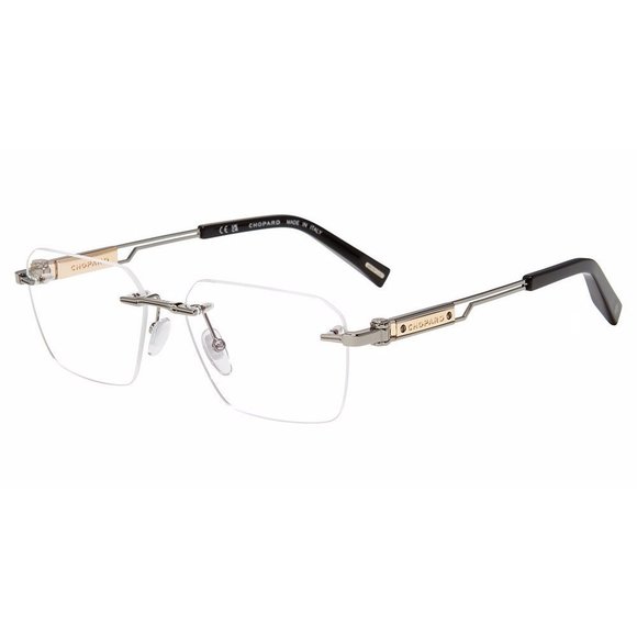 CHOPARD OPTICAL VCHG87 Eyeglasses SHINY-RUTHENIUM-0509 57mm